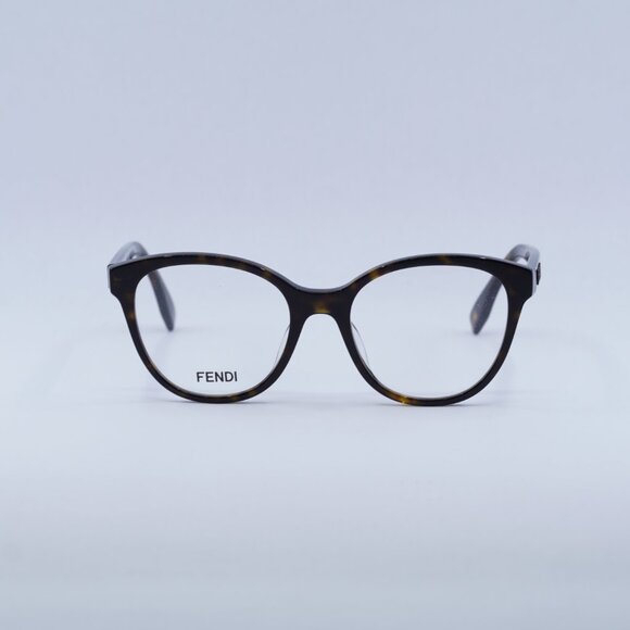 ?️ New Fendi FE50024I 053 Eyeglasses - Dark Havana Frame 52mm main image 4